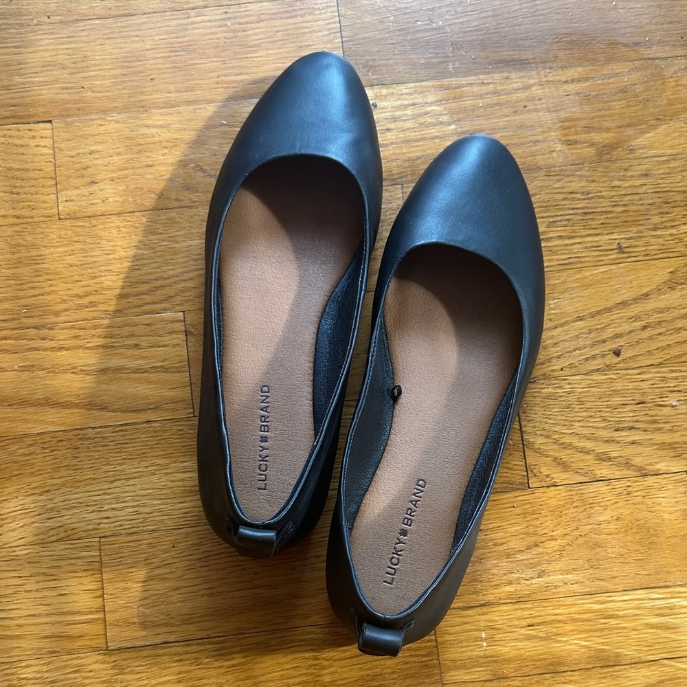 Lucky Brand Women's Classic Black Loafers